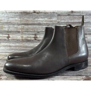 Grenson Declan leather Chelsea Boots Sz 10 F US 11 color dark brown made England